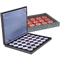 Box per monete con caselle quadrate/rettangolari